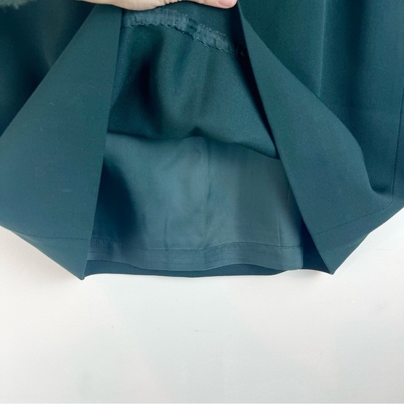 Jones New York 100% Wool Straight Skirt Forest Green 10 Preppy Office Career - Picture 6 of 9